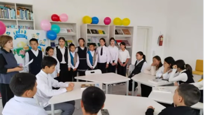 &quot;Жамбыл жалпы орта білім беретін мектебі &quot; КММ 2025 жылы 5 қыркүйек күні Қазақстан халқының тілдері күніне орай онкүндіктің ашылуы